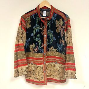 Sag Harbor tapestry jacket.  Size 14